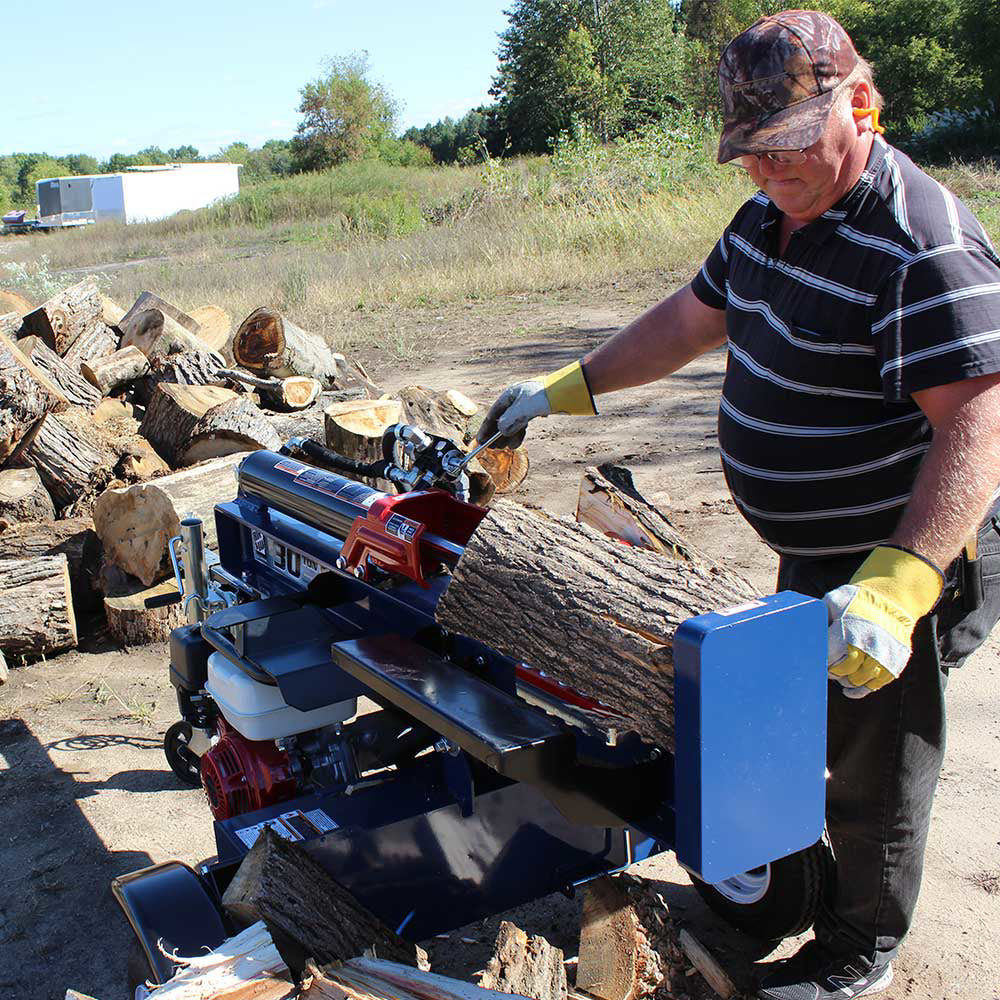 Iron & Oak 30 Ton Vertical Horizontal Log Splitter Torsion Axle (BHVH3018GXT)