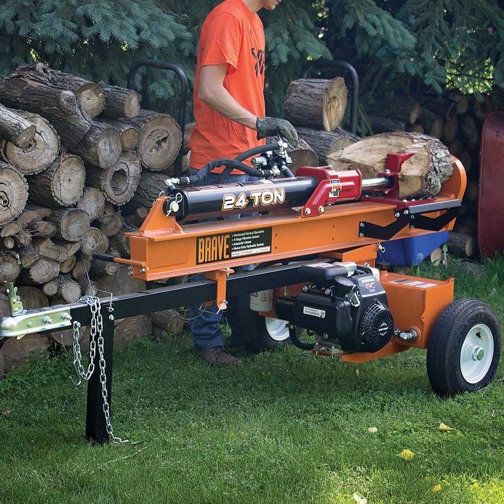 Brave 24 Ton Horizontal / Vertical Log Splitter (VH1724GC)