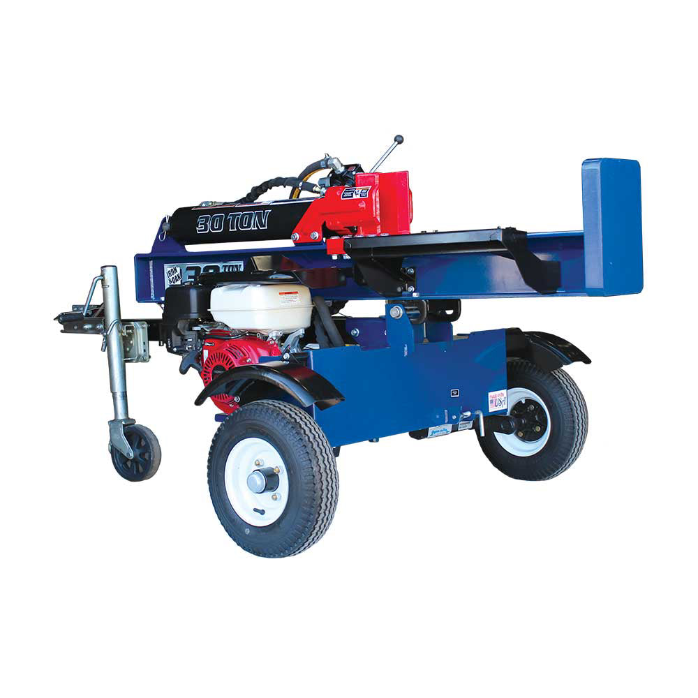 Iron & Oak 30 Ton Vertical Horizontal Log Splitter Torsion Axle (BHVH3018GXT)