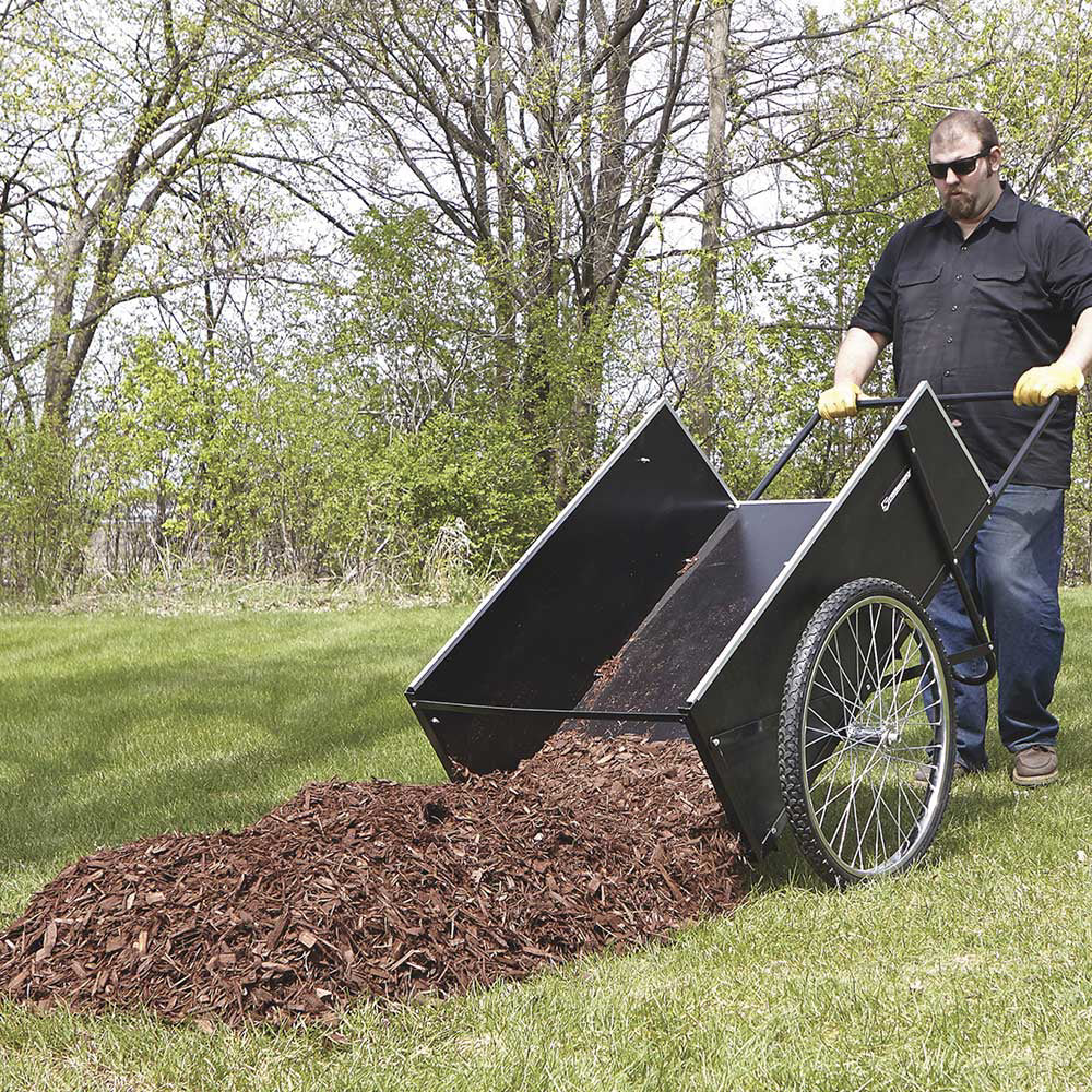 Strongway® Garden Cart — 400-lb. Capacity - 14 Cubic Foot Trailer (46441)