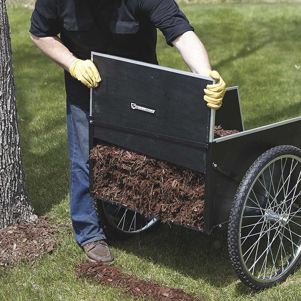 Strongway® Garden Cart — 400-lb. Capacity - 14 Cubic Foot Trailer (46441)