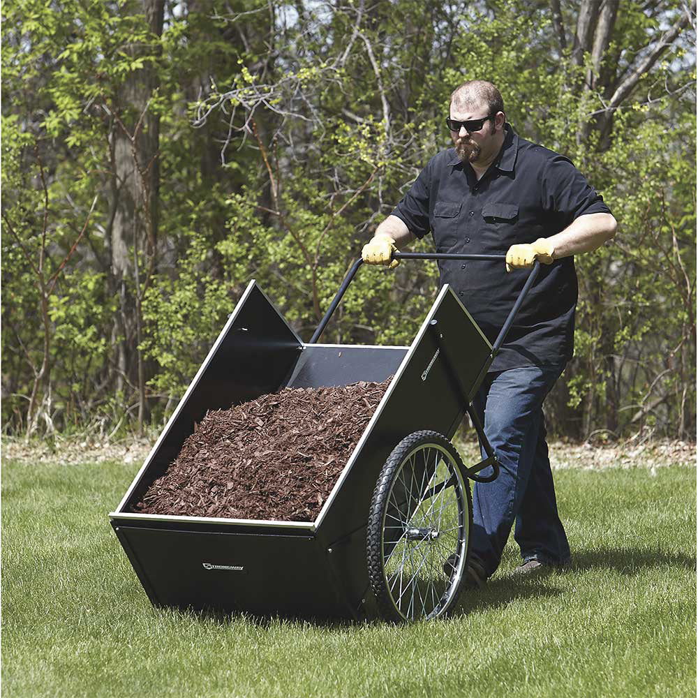 Strongway® Garden Cart — 400-lb. Capacity - 14 Cubic Foot Trailer (46441)