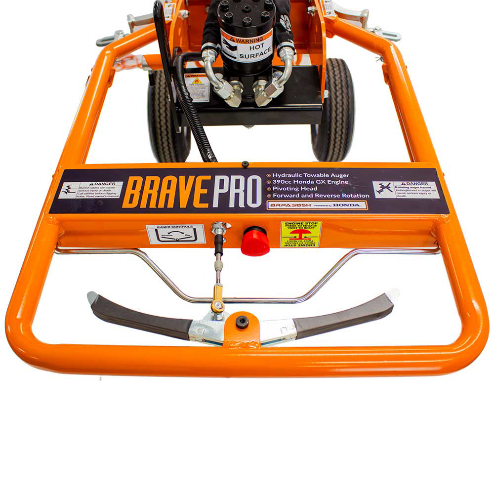 BravePro Towable Earth Auger Honda GX390 Engine (BRPA385H)