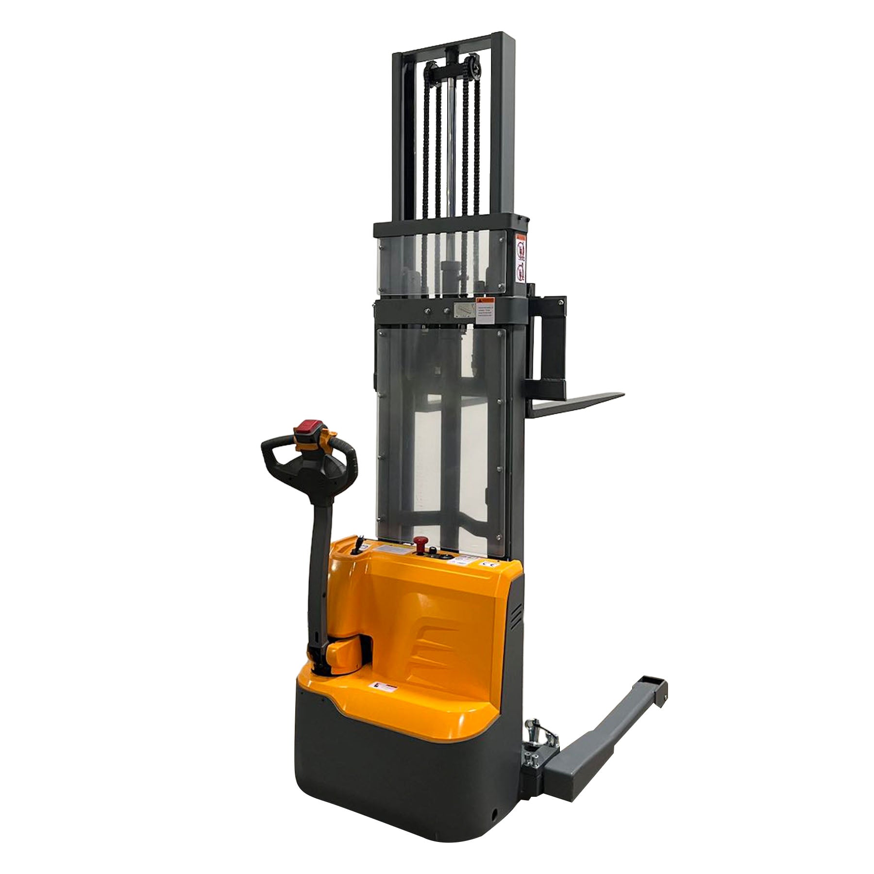 ApolloLift | Forklift Lithium Battery Full Electric Walkie Stacker 2640lbs Cap. Straddle Legs. 118" lifting A-3035