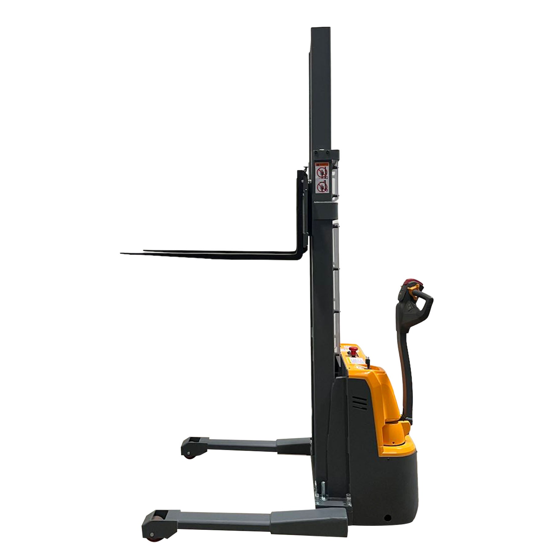ApolloLift | Forklift Lithium Battery Full Electric Walkie Stacker 2640lbs Cap. Straddle Legs. 118" lifting A-3035
