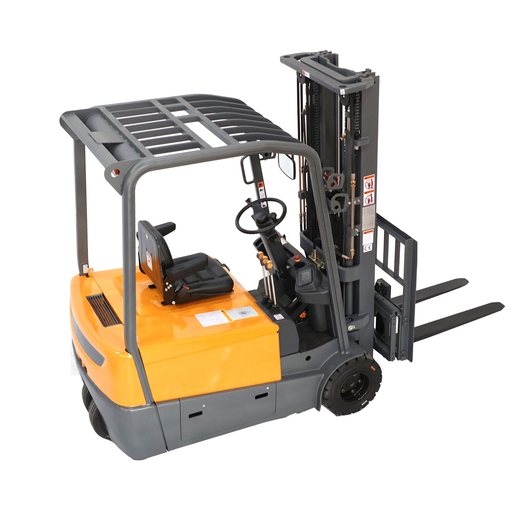 ApolloLift | 3 Wheels Lithium-ion Battery Forklift with Heating Film 4400lbs Cap. 220" Lifting A-4003