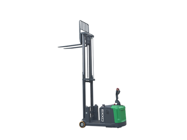 EKKO EK14S-189LI Lithium Counterbalanced Walkie Stacker SIDE-SHIFTING