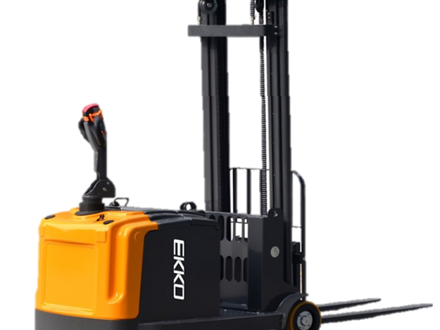 EKKO EK14-130 Counterbalanced Walkie Stacker 3300 lb Cap., 130" Height