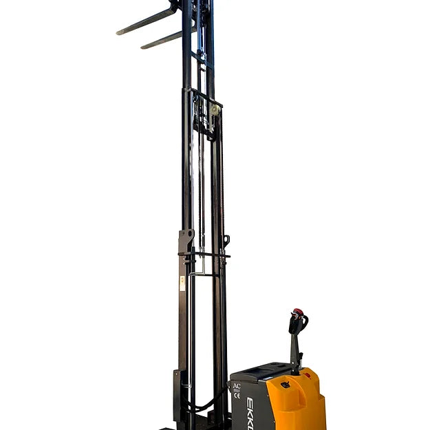 EKKO EH15TH Moving Mast Walkie Reach Truck 3300 lb Cap., 216" Height