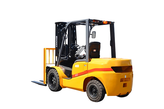 EKKO EK35D Forklift with solid pneumatic tires 7000 lbs., cap.