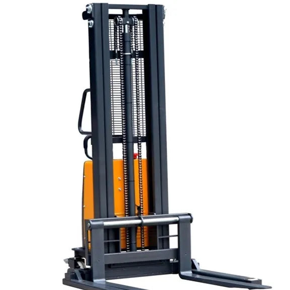 EKKO EA15B Semi-Electric Straddle Stacker 3300lbs. Cap., 119.4" Height