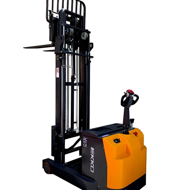 EKKO EH15TH Moving Mast Walkie Reach Truck 3300 lb Cap., 216" Height