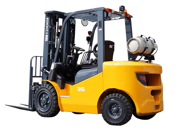 EKKO EK35LP Pneumatic Forklift (LPG) 7000 lbs cap, 189" Lift Height