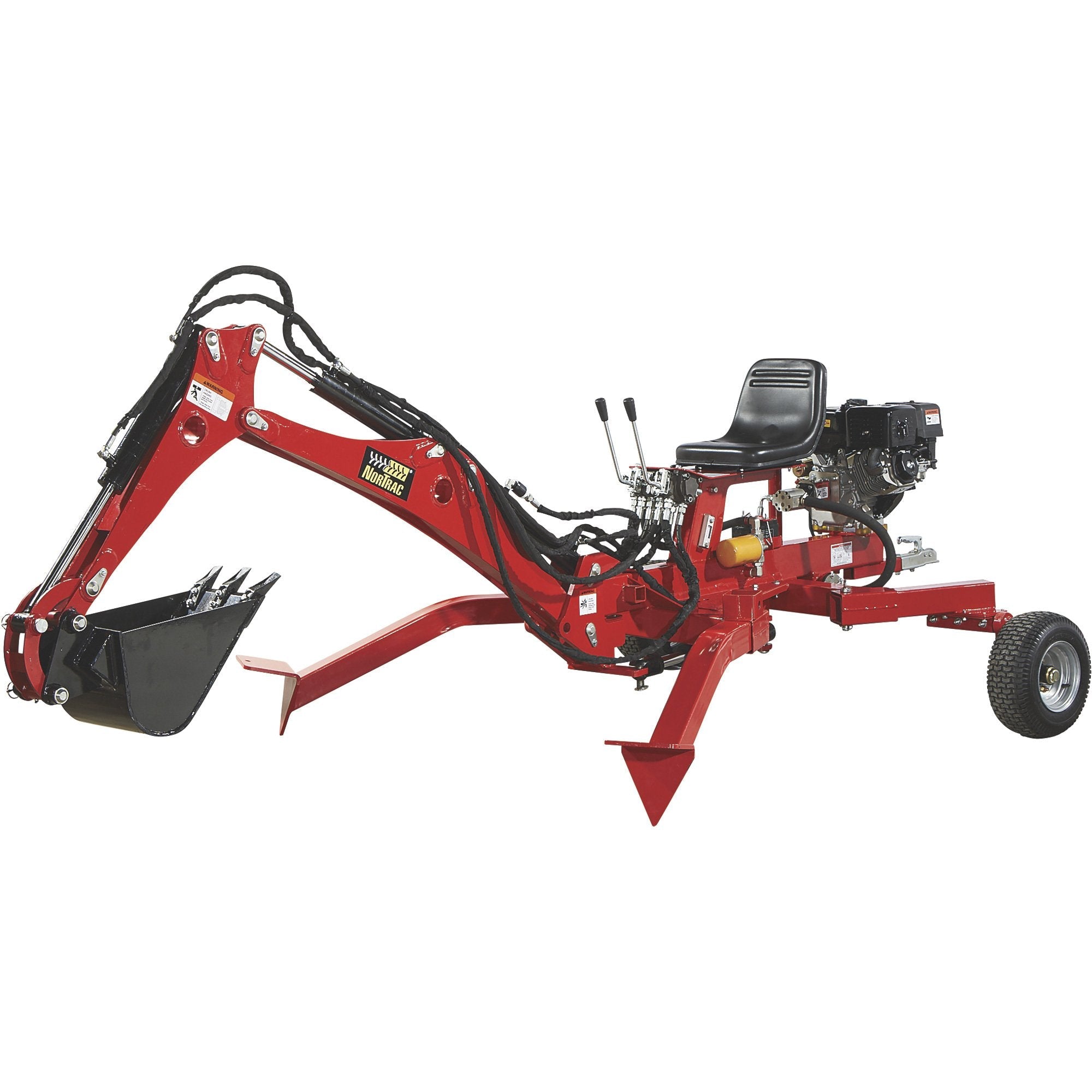 NorTrac® Towable Backhoe Trencher - 15 HP - 3-Tooth Digging Bucket (985619)