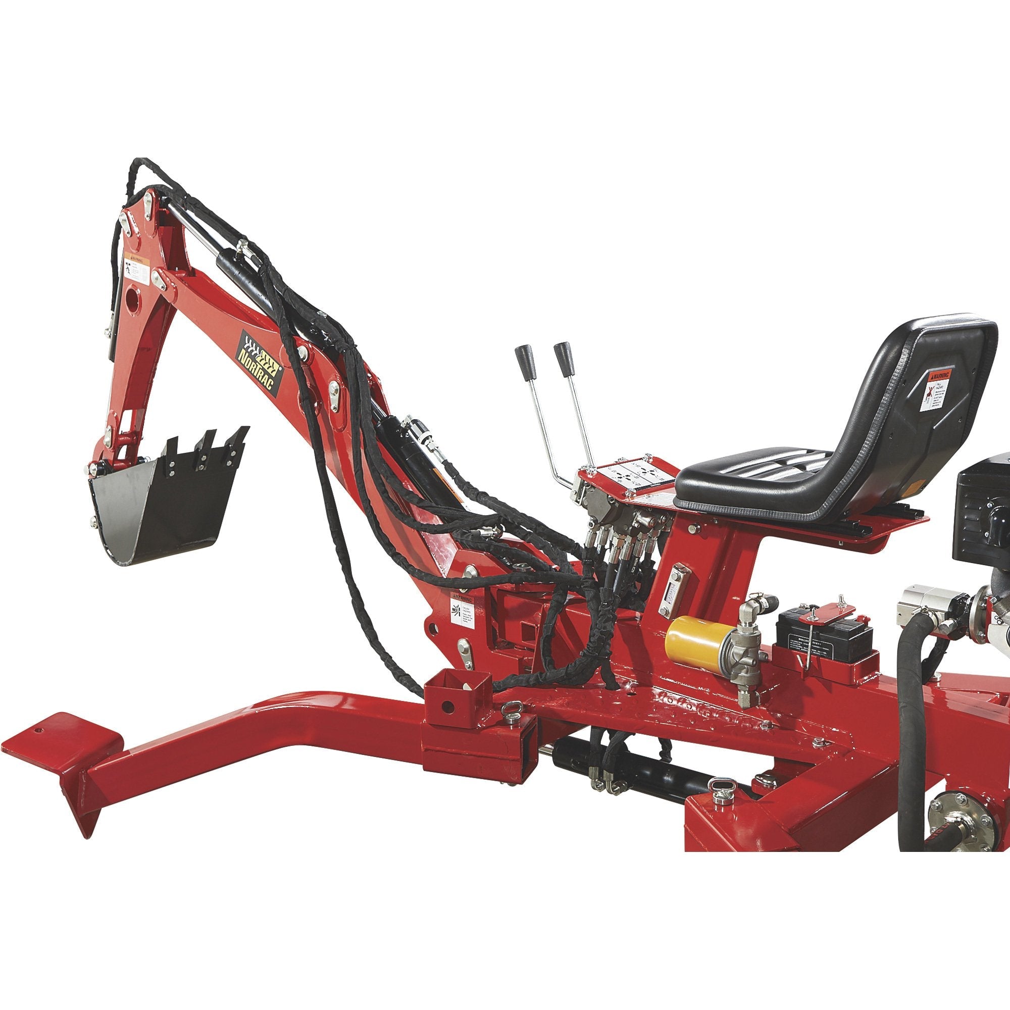 NorTrac® Towable Backhoe Trencher - 15 HP - 3-Tooth Digging Bucket (985619)