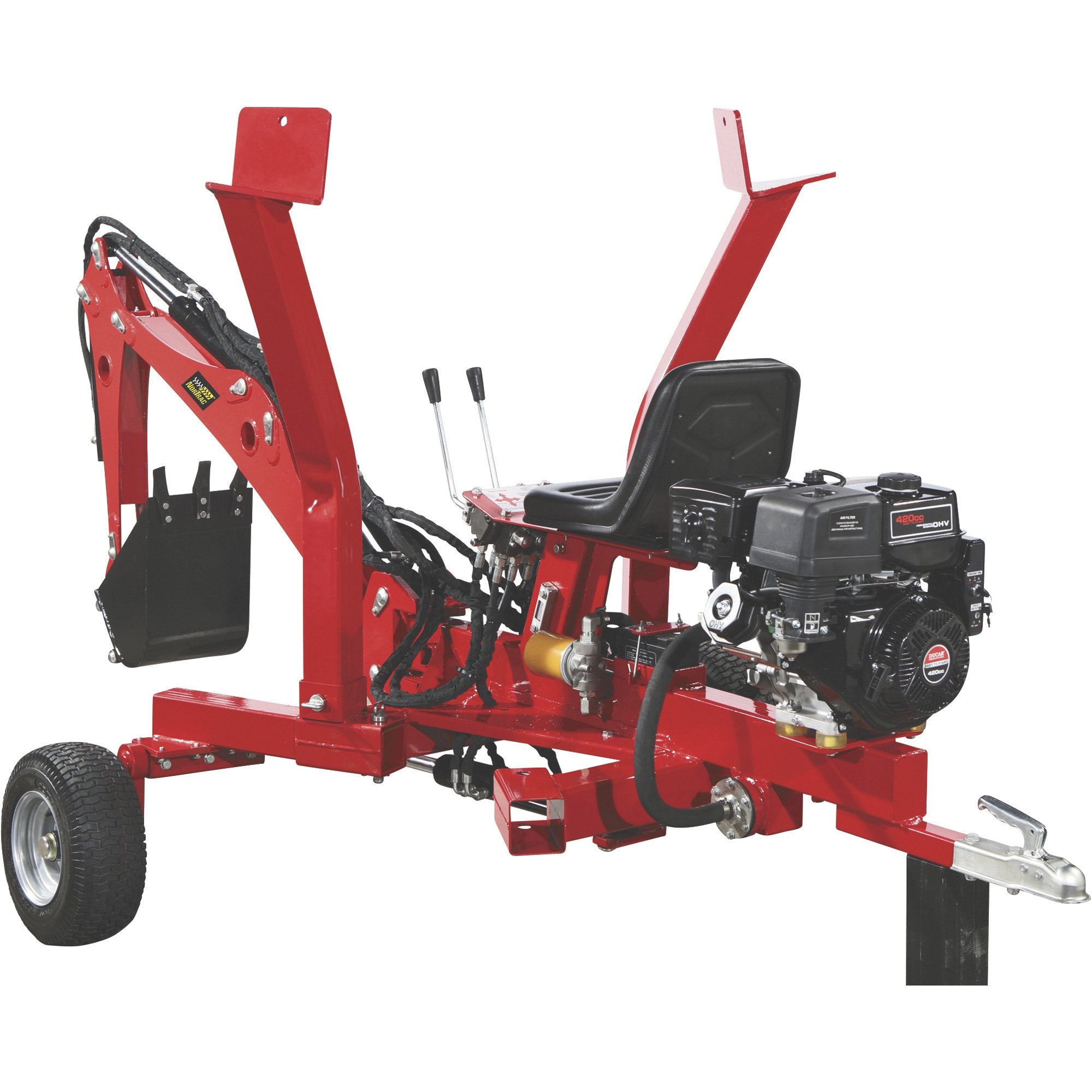 NorTrac® Towable Backhoe Trencher - 15 HP - 3-Tooth Digging Bucket (985619)