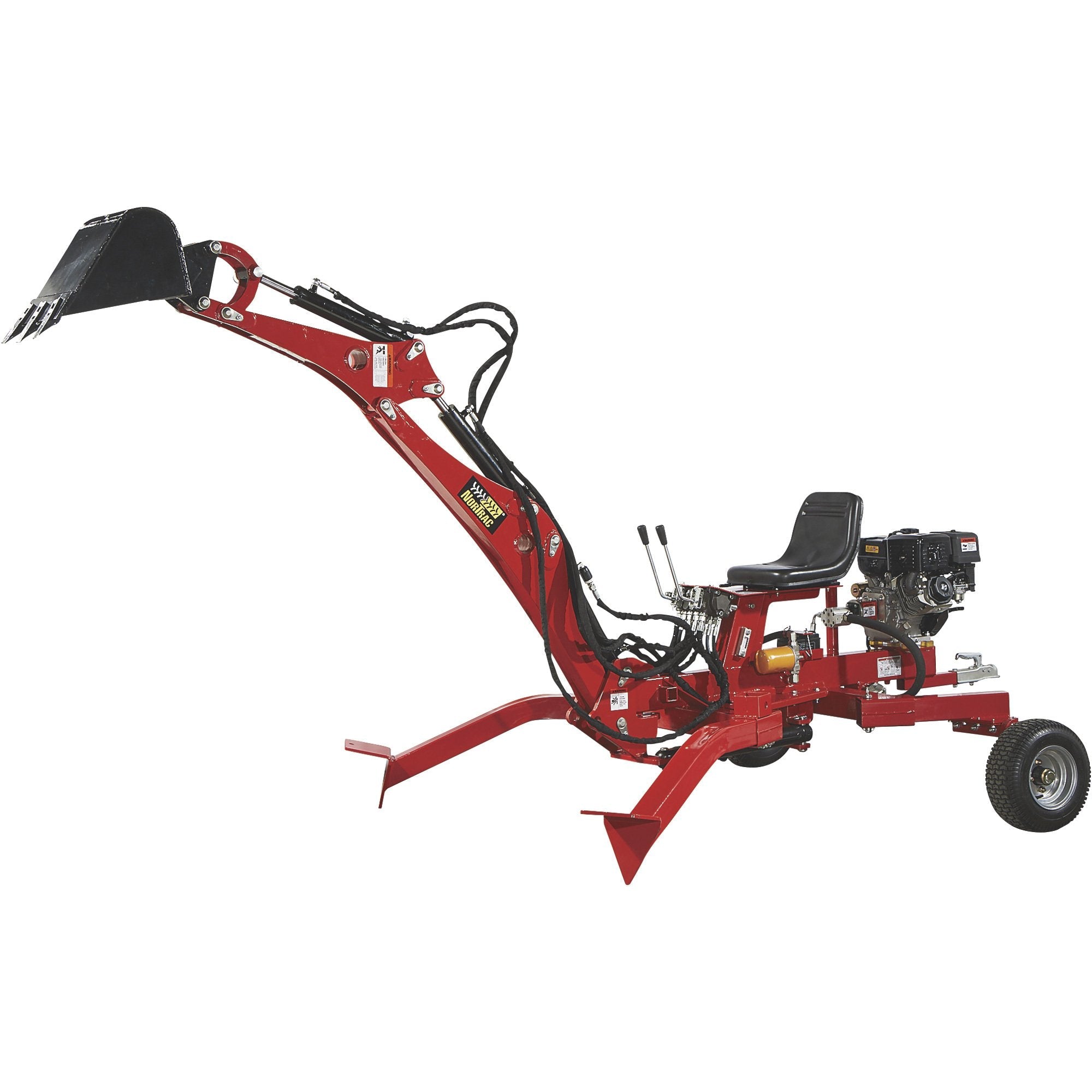 NorTrac® Towable Backhoe Trencher - 15 HP - 3-Tooth Digging Bucket (985619)