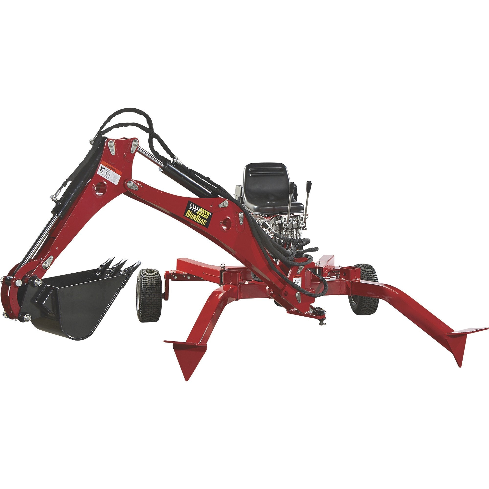 NorTrac® Towable Backhoe Trencher - 15 HP - 3-Tooth Digging Bucket (985619)