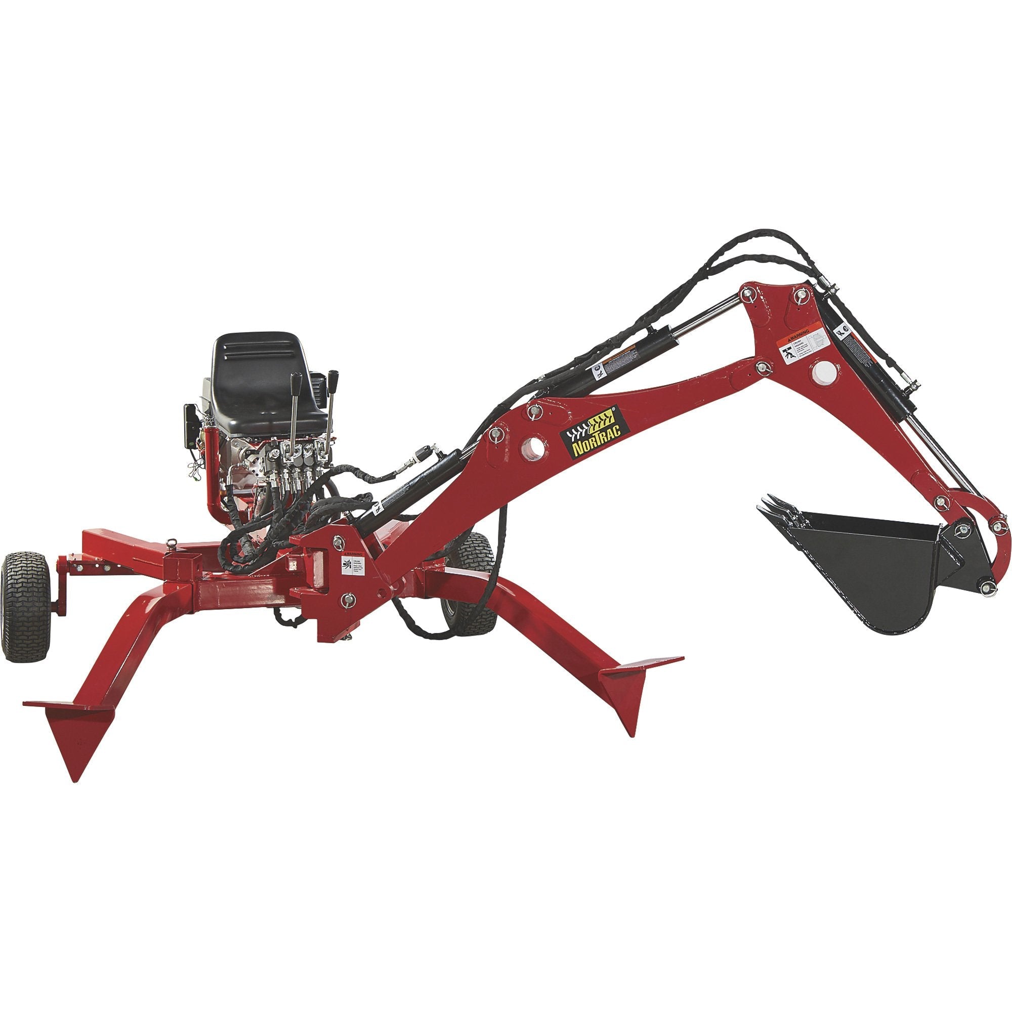 NorTrac® Towable Backhoe Trencher - 15 HP - 3-Tooth Digging Bucket (985619)