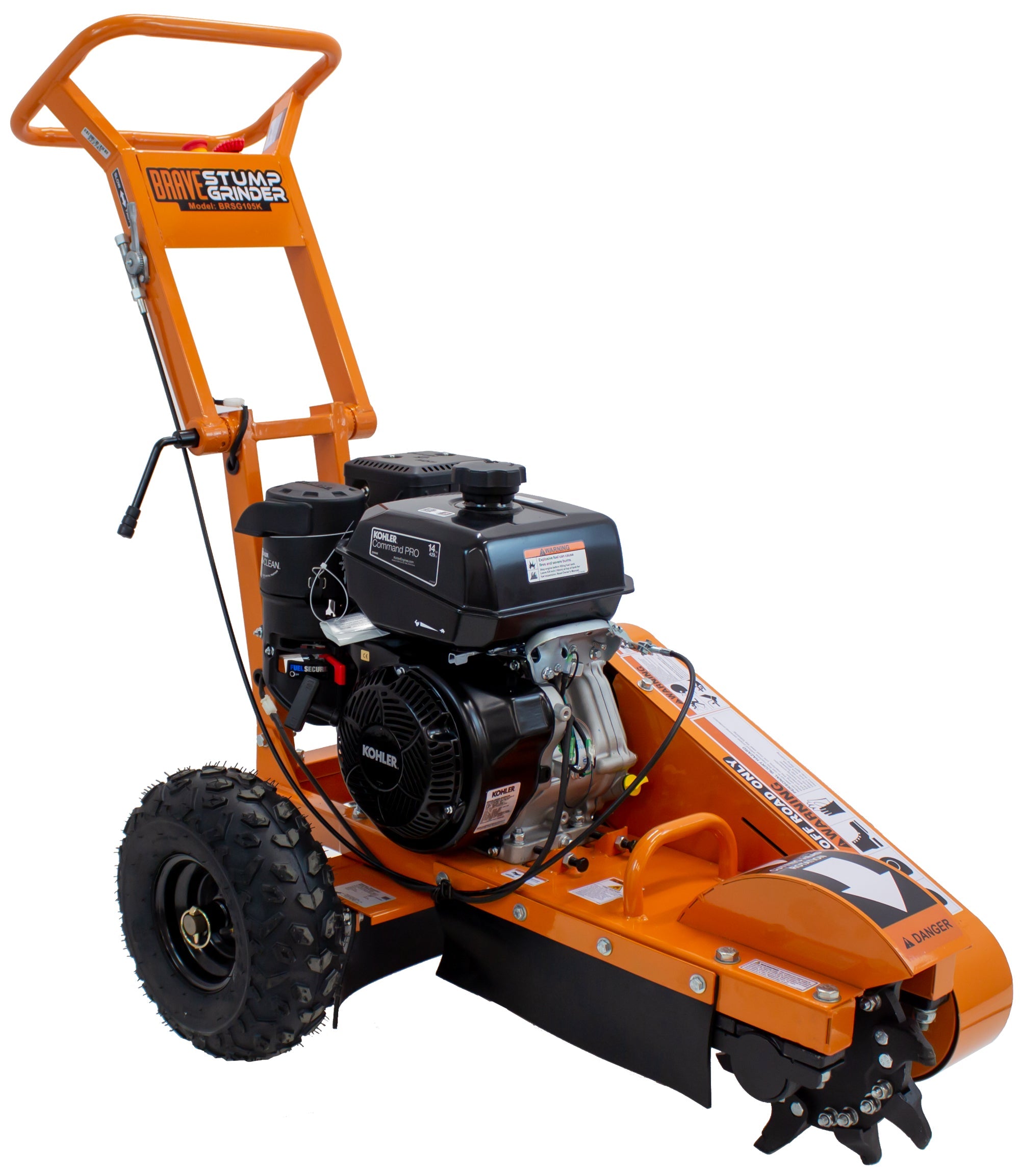 Brave Walk Behind Stump Grinder Kohler 14 HP (BRSG105K)