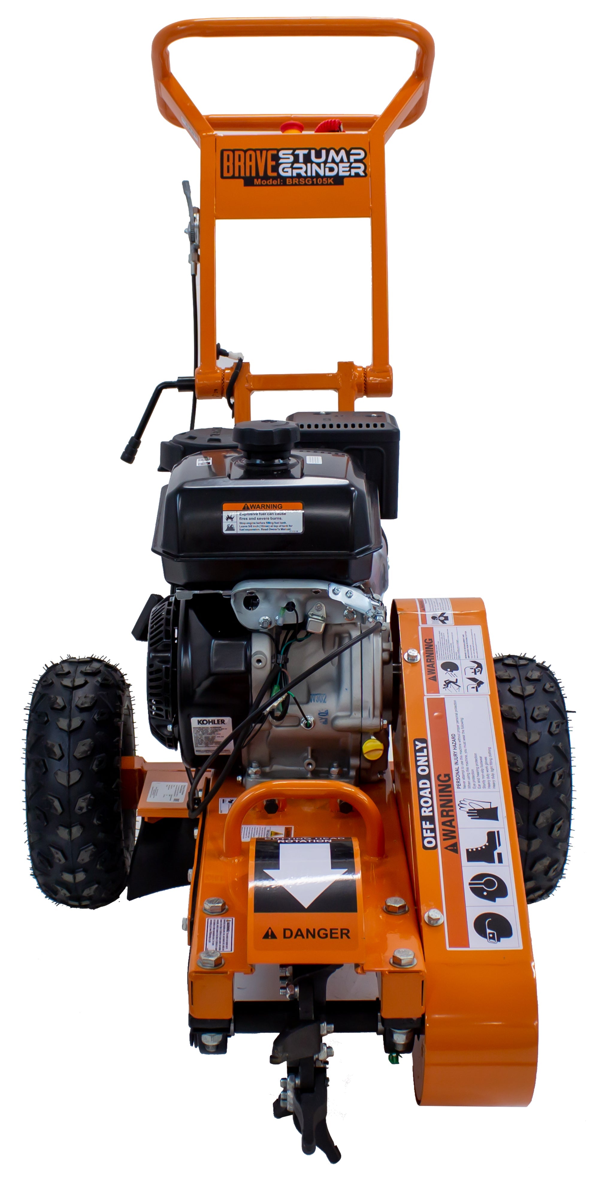 Brave Walk Behind Stump Grinder Kohler 14 HP (BRSG105K)