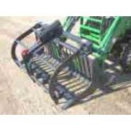 HAUGEN ATTACHMENT COMPACT TRACTOR & MINI SKID STEER ROD GRAPPLE