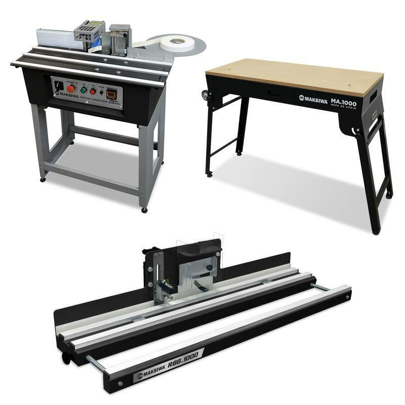 Maksiwa Combo - Edgebander CBC.E  + Edge Trimmer RBB.1000 + Workbench MA.1000