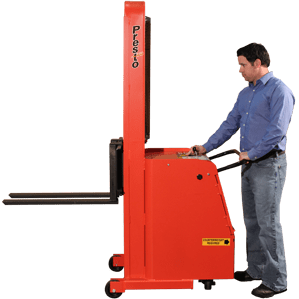 Presto Lifts CW Series - Adjustable 25" Forks Counterweight Stackers, Up To 1000lb Cap, 62"/74" Lift Ht