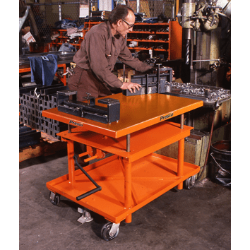 Presto Lifts P Series Mechanical/Hand Crank Post Lift Tables, 2000lb Cap, 42" Lift - P2436