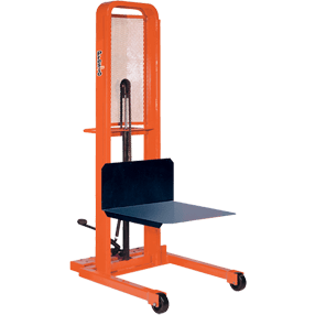 Presto Lifts M400 Series - Manual Lift Stackers Adjustable 30" Forks, 1000lb Cap (Straddle)