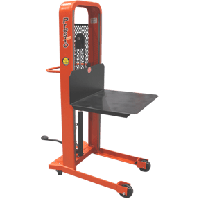 Presto Lifts M100 Series - Platform Manual Lift Stackers, (24"W x 24"L), 1000lb Cap