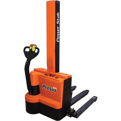 Presto Lifts Adjustable Base Straddle Stacker 2200lb Cap., 62" Lift - PPS2200-62NAS