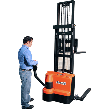 Presto Lifts Adjustable Base Straddle Stacker 2200lb Cap., 101" Lift - PPS2200-101AS