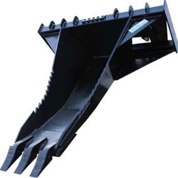 HAUGEN ATTACHMENT SKID STEER STUMP BUCKET