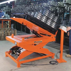 Presto Lifts XLT Series Hydraulic Scissor Lift & Tilt Table, Up To 4000lb Cap