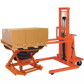 Presto Lifts WPS42 Series - Straddle Work Positioners - 42" I.D., 2000lb/3000lb Cap, 36"/60" Lift Ht