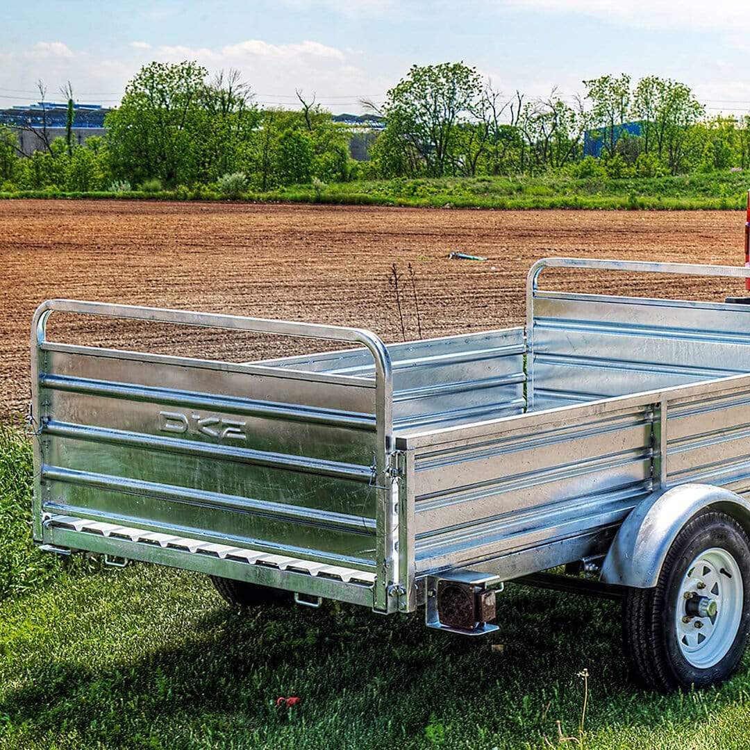 DK2 5FT X 7FT Single Axle Utility Trailer Kit - Galvanized