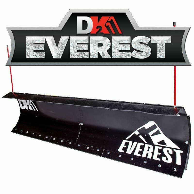 DK2 Everest 88 X 22 Custom Mount Snow Plow, Fully Hydraulic - EVST9022