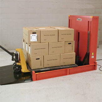 Presto Lifts P4 Series Floor Height Load Leveler with Built-In Turntable, 2500lb Cap - P4-LPT (CONTACT US FOR PRICING)