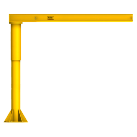 All Lift Cranes FL-Series Foundationless Floor Mounted Jib Crane 1/8 Ton Capacity