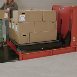 Presto Lifts P4 Series Floor Height Load Leveler with Built-In Turntable, 2500lb Cap - P4-LPT (CONTACT US FOR PRICING)