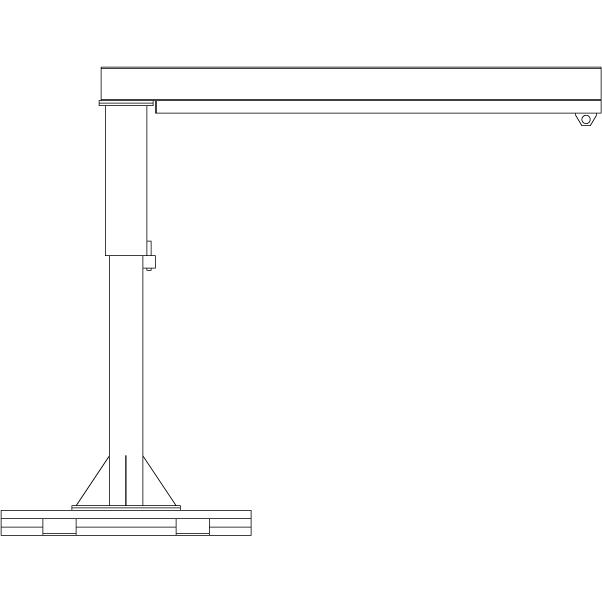 All Lift Cranes ⅛ Ton – ½ Ton Portable Jib Cranes