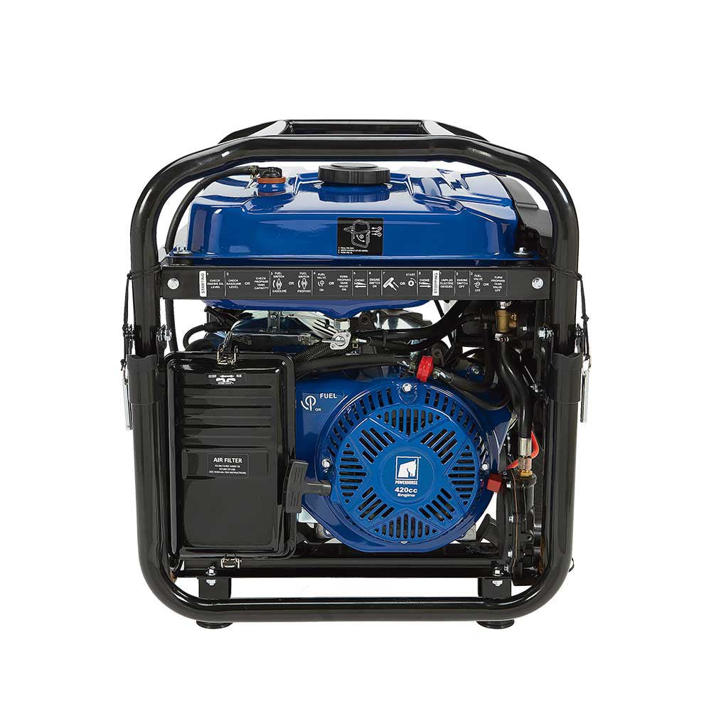 Powerhorse Dual Fuel Generator | 9,000 Surge Watt | Electric Start | 750133