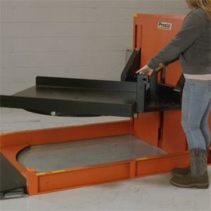 Presto Lifts P4 Series Floor Height Load Leveler with Built-In Turntable, 2500lb Cap - P4-LPT (CONTACT US FOR PRICING)