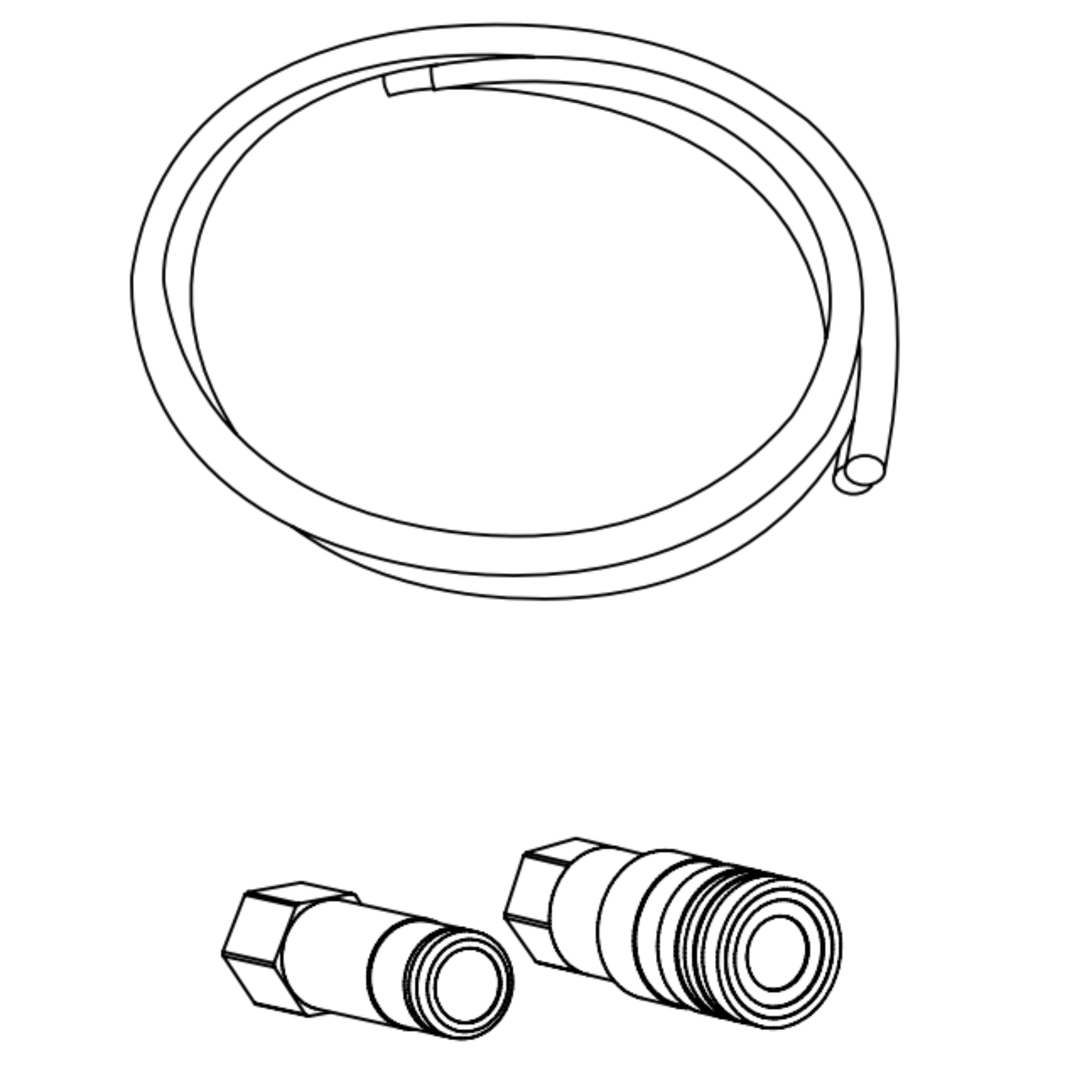 Digga 1/2" Hydraulic Hose Kit