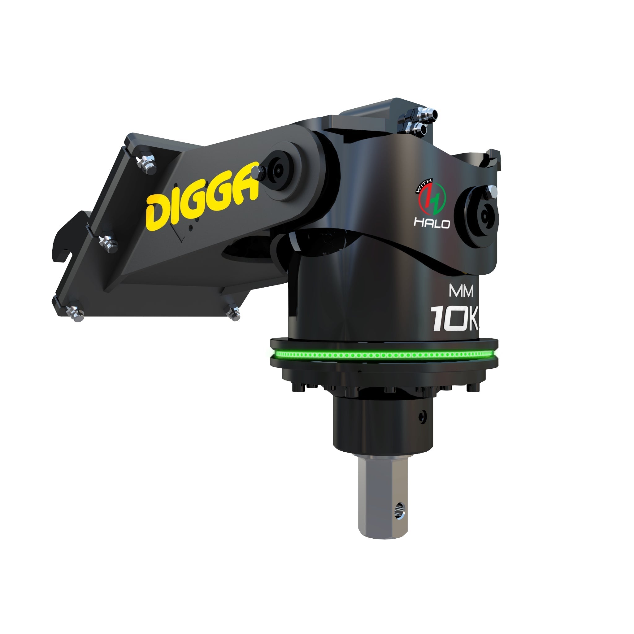 Digga MM-10K Auger Drive Unit with Inline Pressure Relief Kit