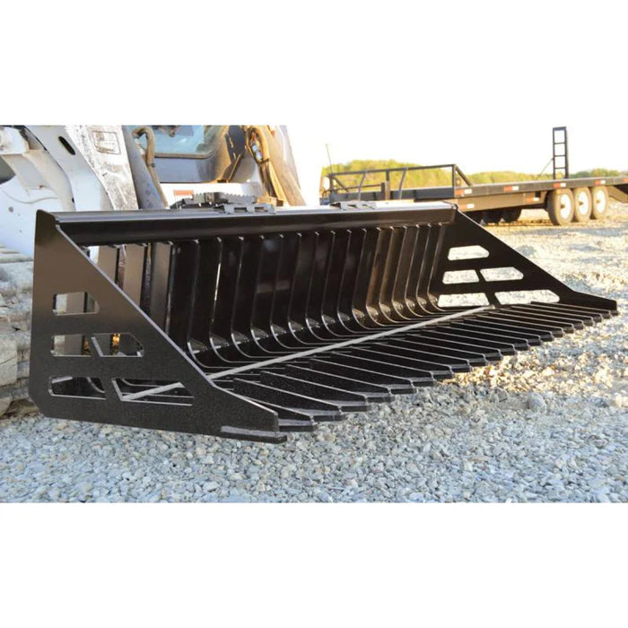 Loflin Fabrication Skid Steer Rock Bucket